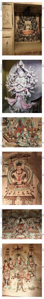 雕塑与壁画拼图